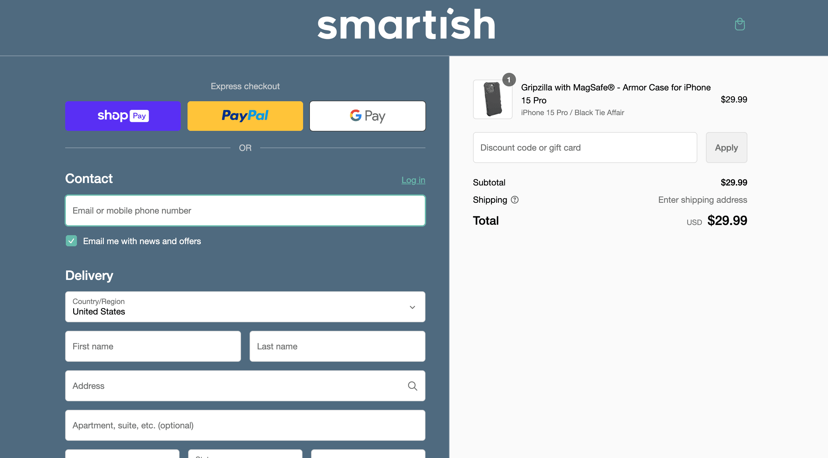 How to apply Smartish coupon code